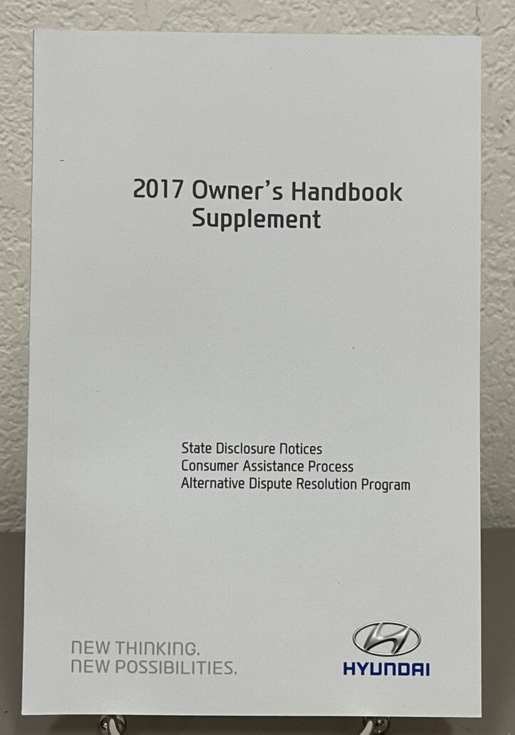 2017 Hyundai Sonata Genuine OEM Owner's Manual Set w/ Hyundai Case-Free Shipping