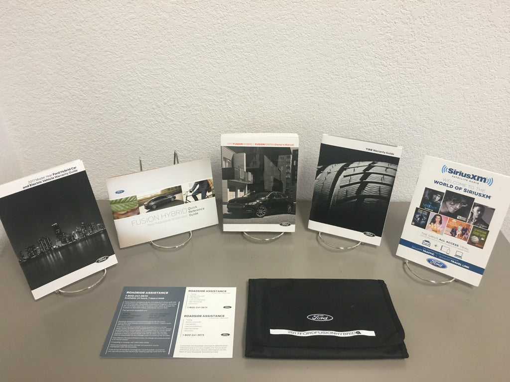 2017 Ford Fusion Hybrid Genuine OEM Owner's Manual w/ Supplements and Case