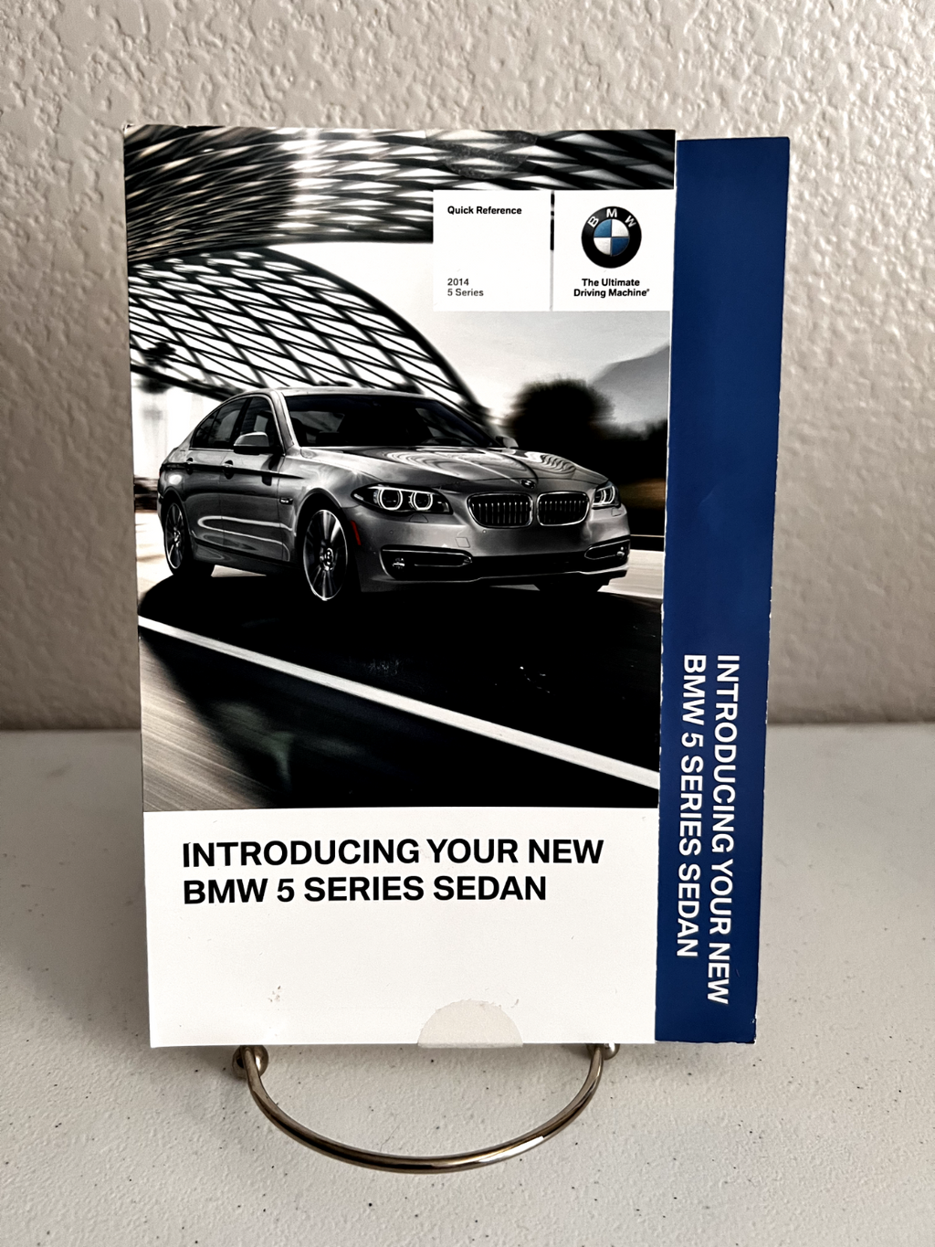 2014 BMW 5 Series Sedan 528i 535i 535d 550i xDrive OEM Owner's Manual Set
