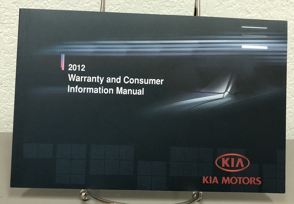 2012 Kia Optima Genuine OEM Owner's Manual with Supplements & Case-Free Shipping