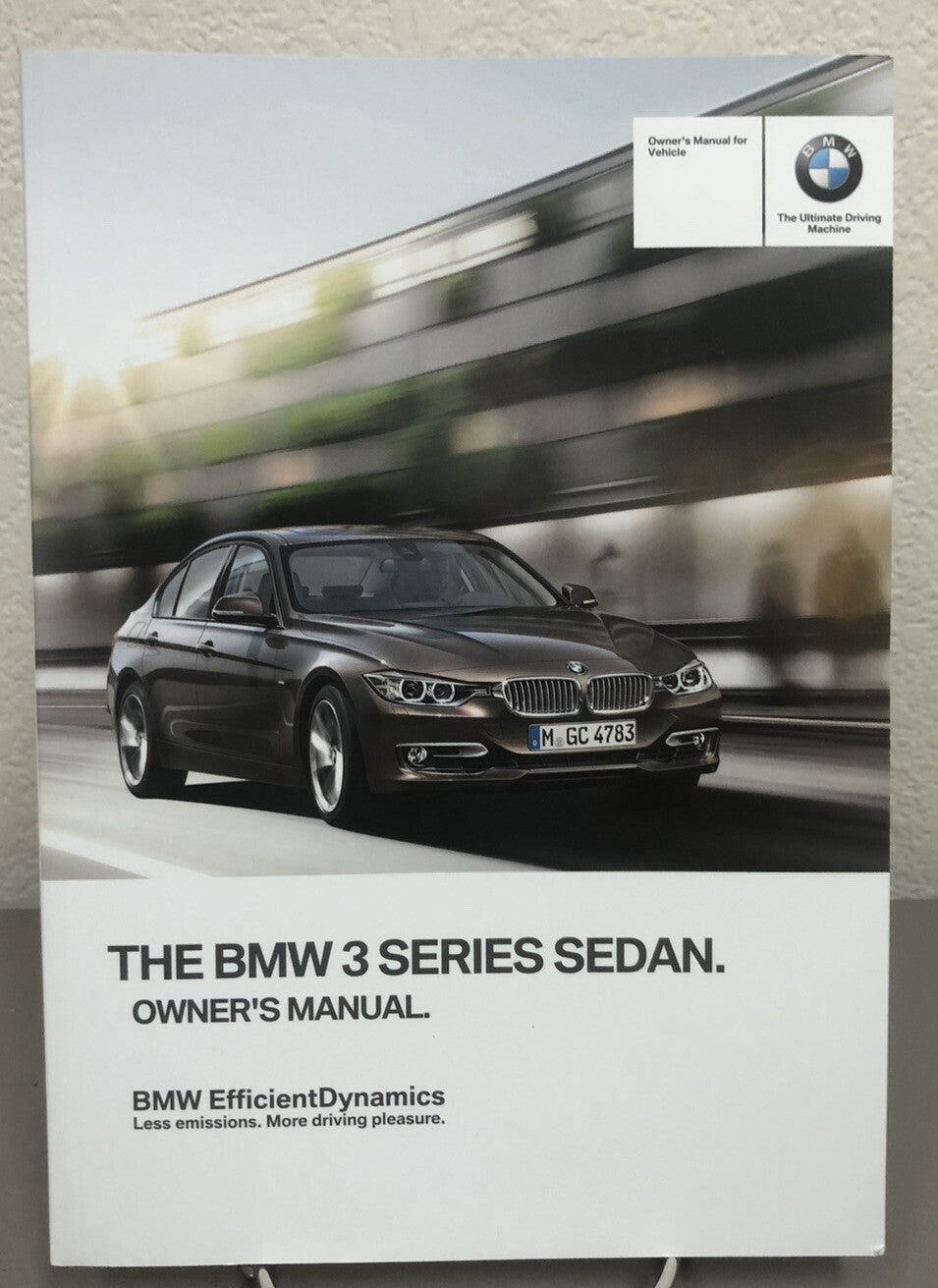 2014 BMW 3 Series Sedan Genuine OEM Owner's Manual Set w/Case and Navi Manual
