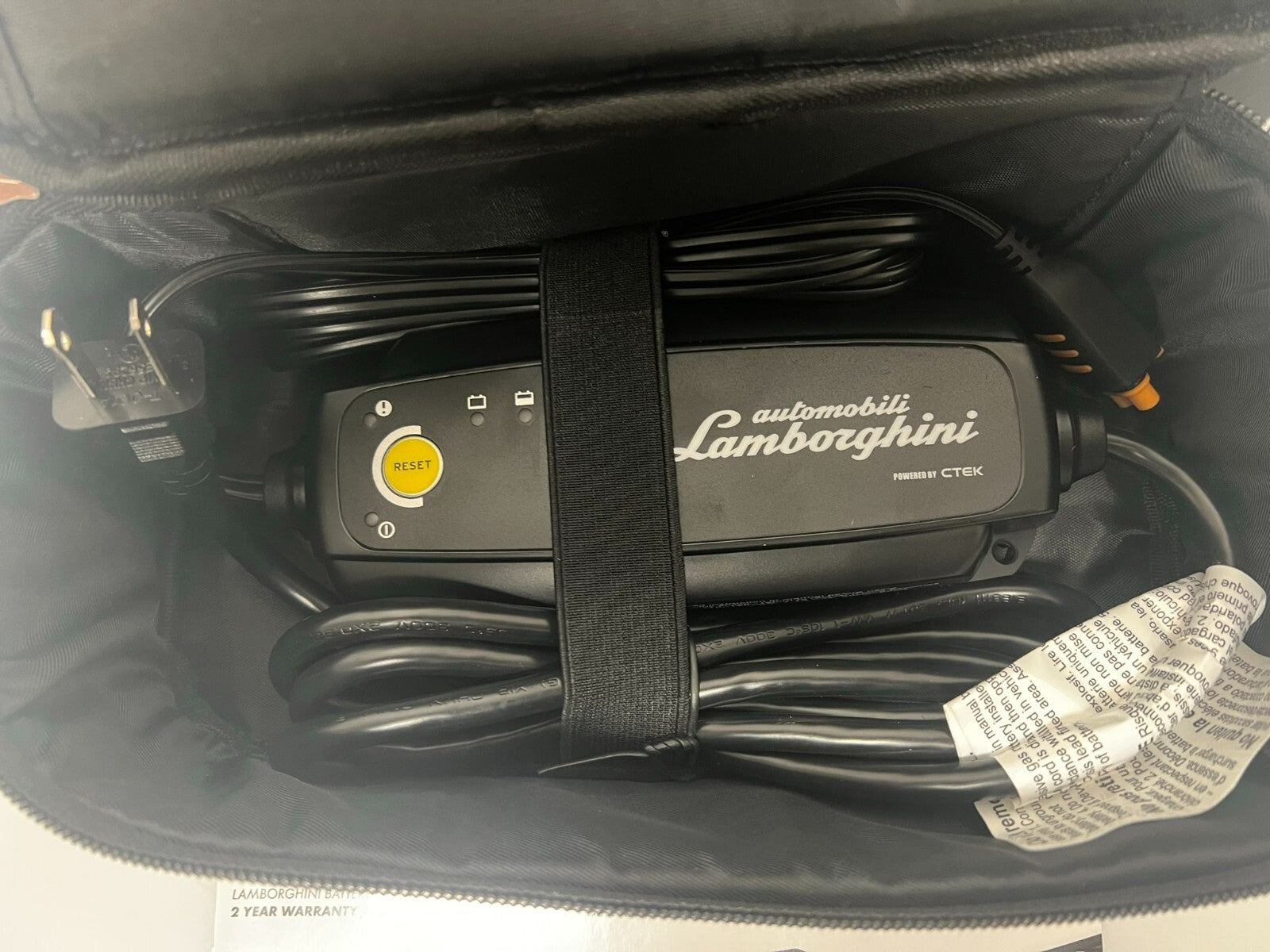 OPEN BOX- Genuine Lamborghini Battery Charger Maintainer OEM # 400093050D