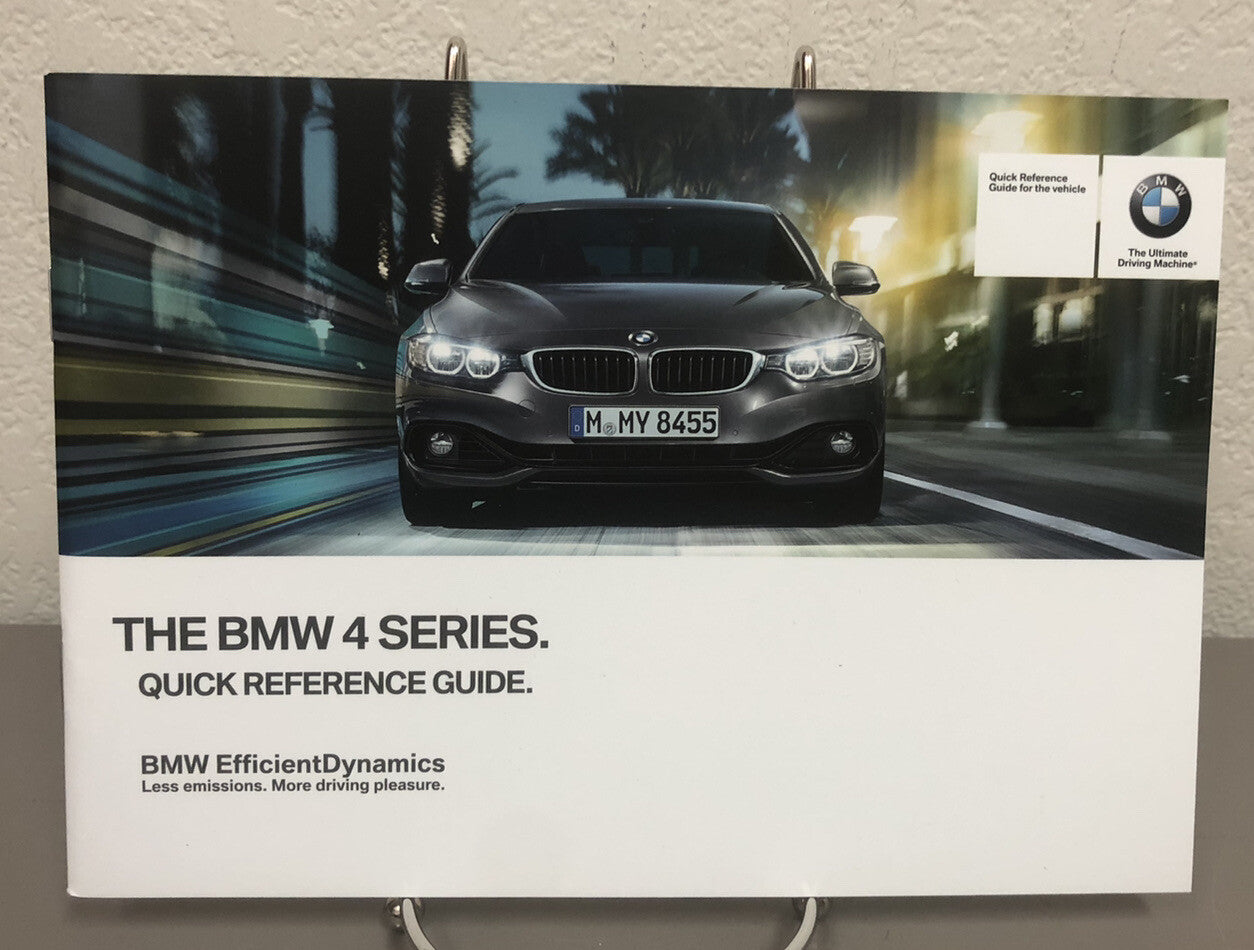 2014 BMW 4 Series Coupe 428i 435i xDrive Owner's Manual Set w/BMW Case and Navi