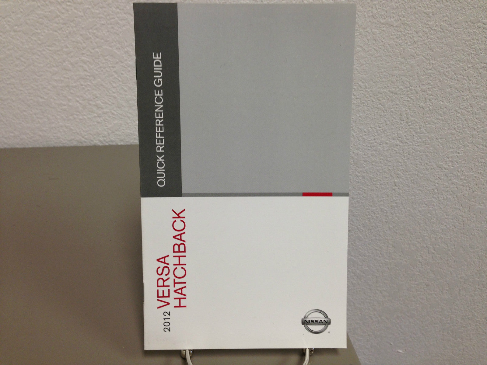 2012 Nissan Versa Genuine OEM Owner's Manual Set with Navigation and Case