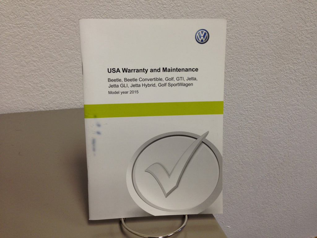 2015 Volkswagen VW Jetta Genuine OEM Owner's Manual Set w/Case--Free Shipping!