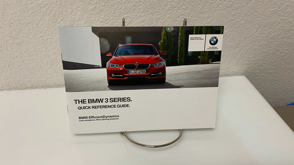 2016 BMW 3-Series Sedan OEM Owner's Manual Set for 320i 328i 328d 340i xDrive