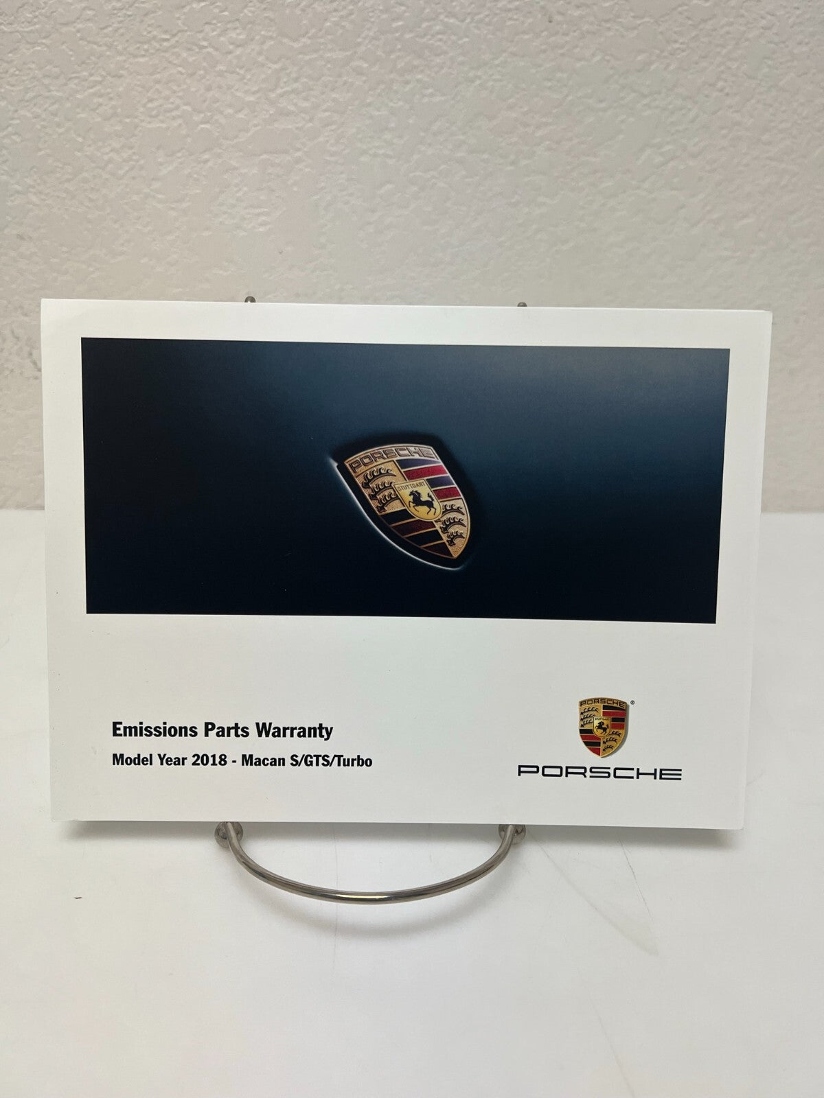 2018 Porsche Macan OEM Owner's Manual w/Supplementals & logo case-Free Shipping!
