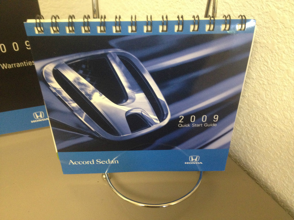 2009 Genuine OEM Honda Accord Sedan Owner's Manual w/Case--Fast Free Shipping