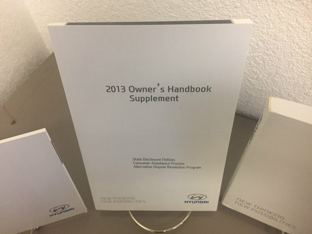 2013 Hyundai Elantra Coupe Genuine OEM Owner's Manual Set - Free Shipping