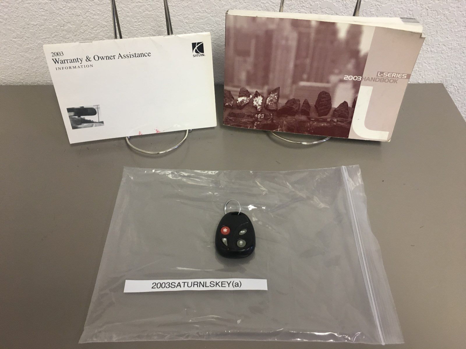 2003 Saturn LS Genuine Factory OEM Owner's Manual w/Bonus Key FOB-Free Shipping!