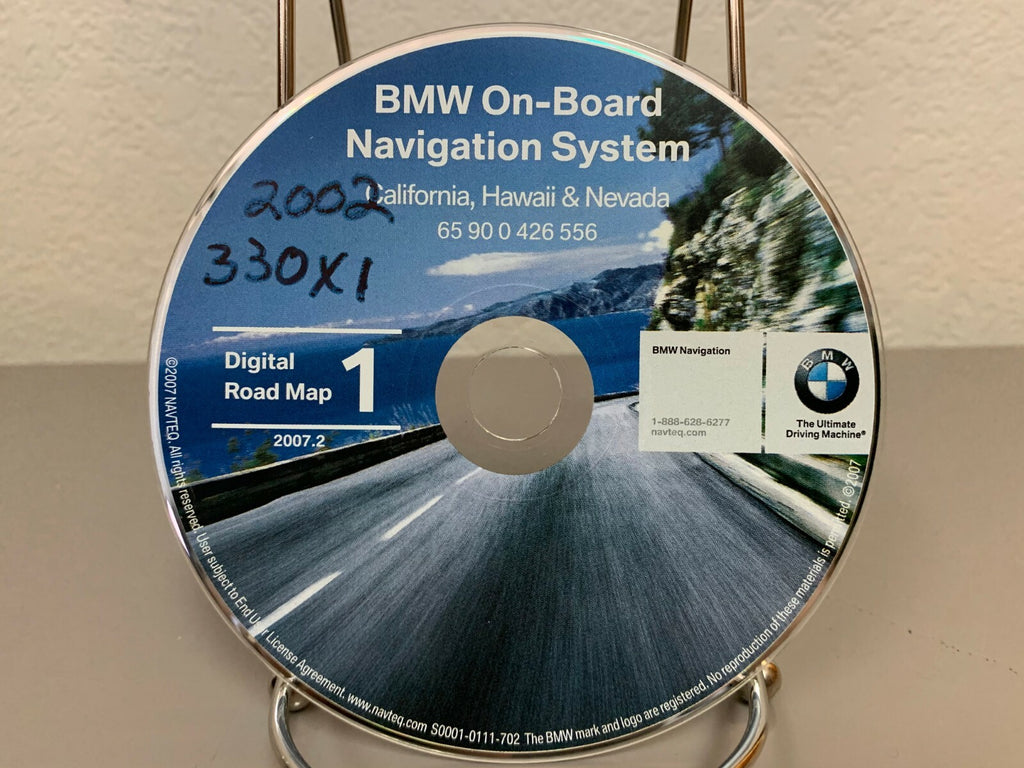 2007 BMW OEM Navigation Disc Digital Road Map 1 - CA HI & NV P/N 65 90 0 426 556