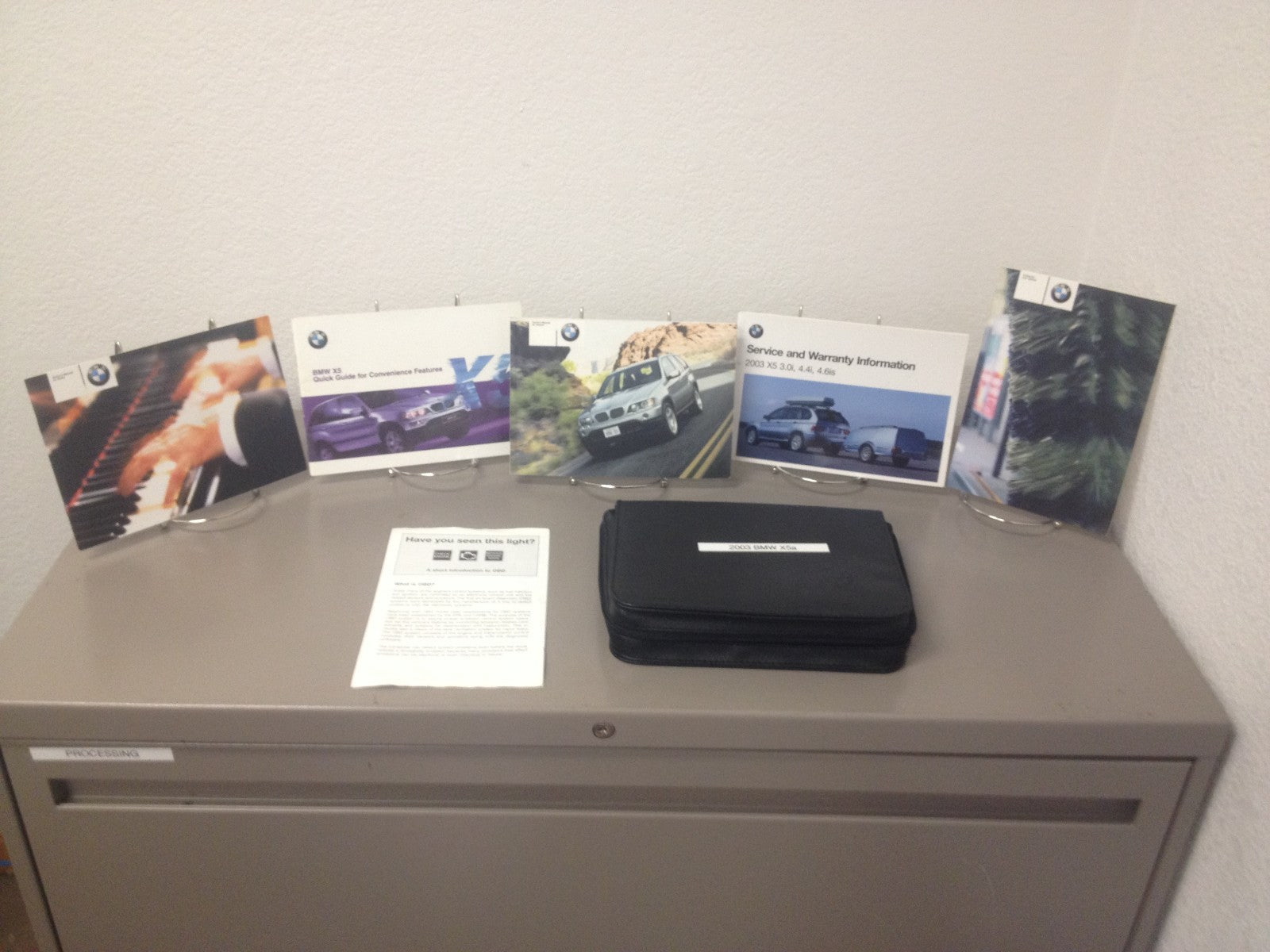 2003 BMW X5 OEM Owners Manual--Fast Free Shipping to All 50 States