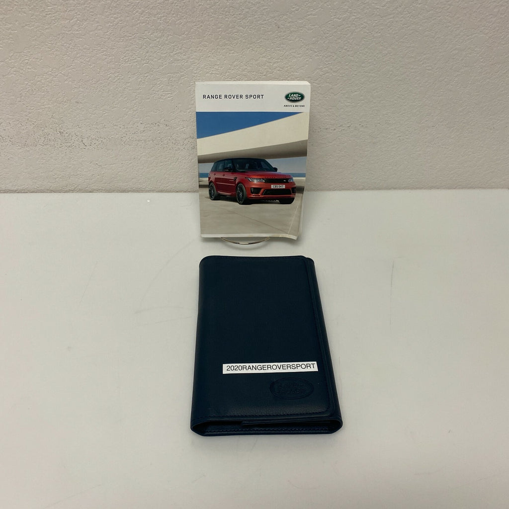 2020 Land Rover Range Rover Sport Genuine OEM Owner's Manual w/Case