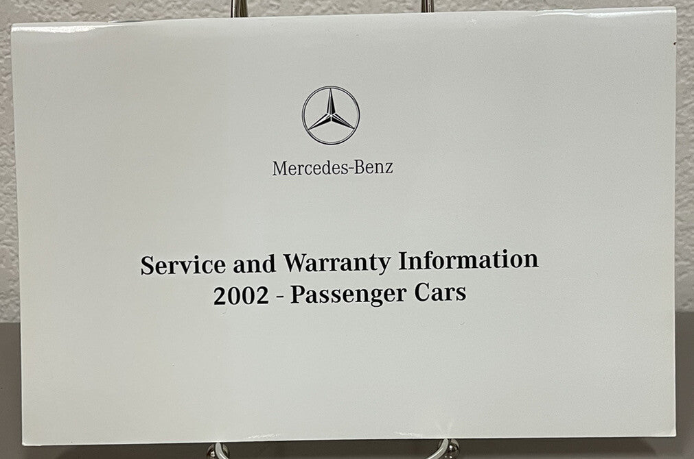 2002 Mercedes-Benz C-Class C240 C320 C32AMG Genuine OEM Owners Manual Set w/Case