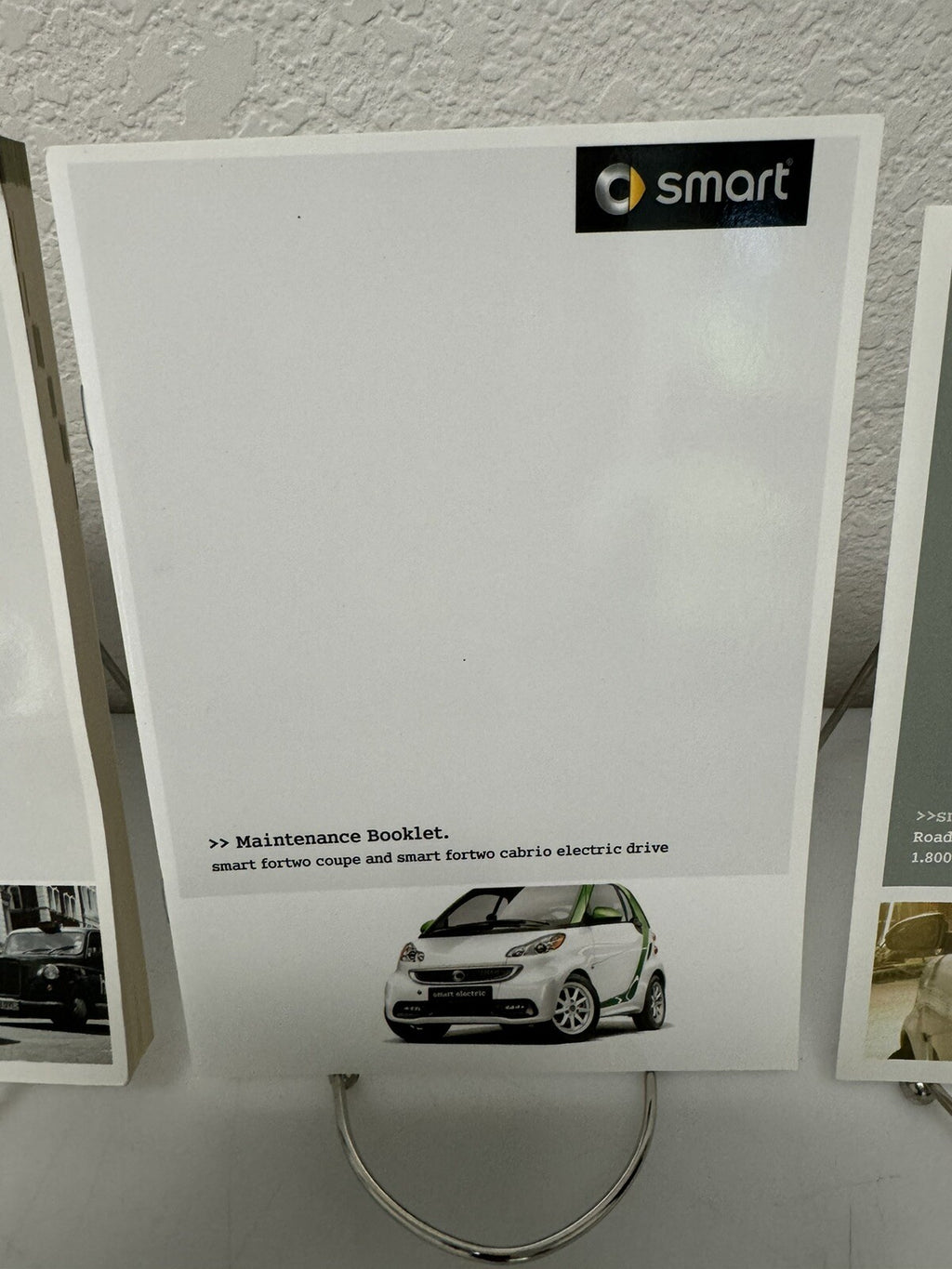 2013 Smart ForTwo Electric Car Owners Manual w/Bonus Key FOB-Genuine OEM