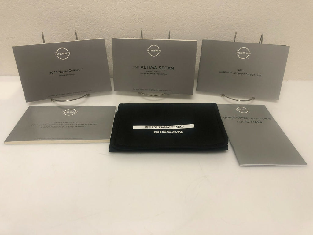 Used 2021 Nissan Altima Genuine OEM Owner's Manual Set Free Shipping