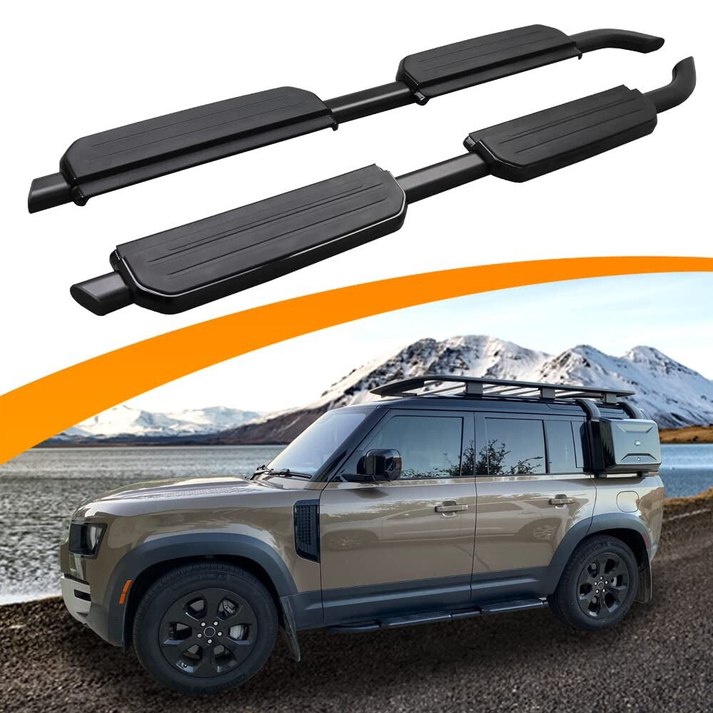 Land Rover Running Boards Side Steps For 2021-2024 For 110 130 L663 4dr Defender