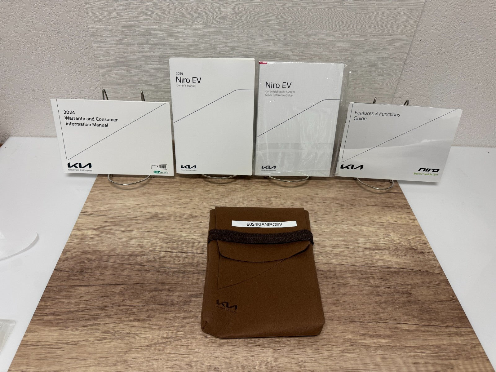 2024 Kia Niro EV Genuine OEM Owner's Manual Set w/Protective Kia Case