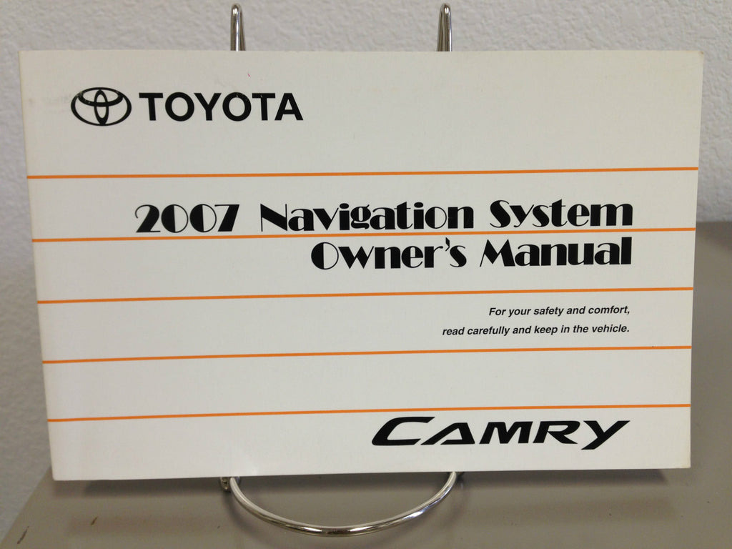 2007 Toyota Camry OEM Owner's Manual w/ Navigation Guide - Free Shipping