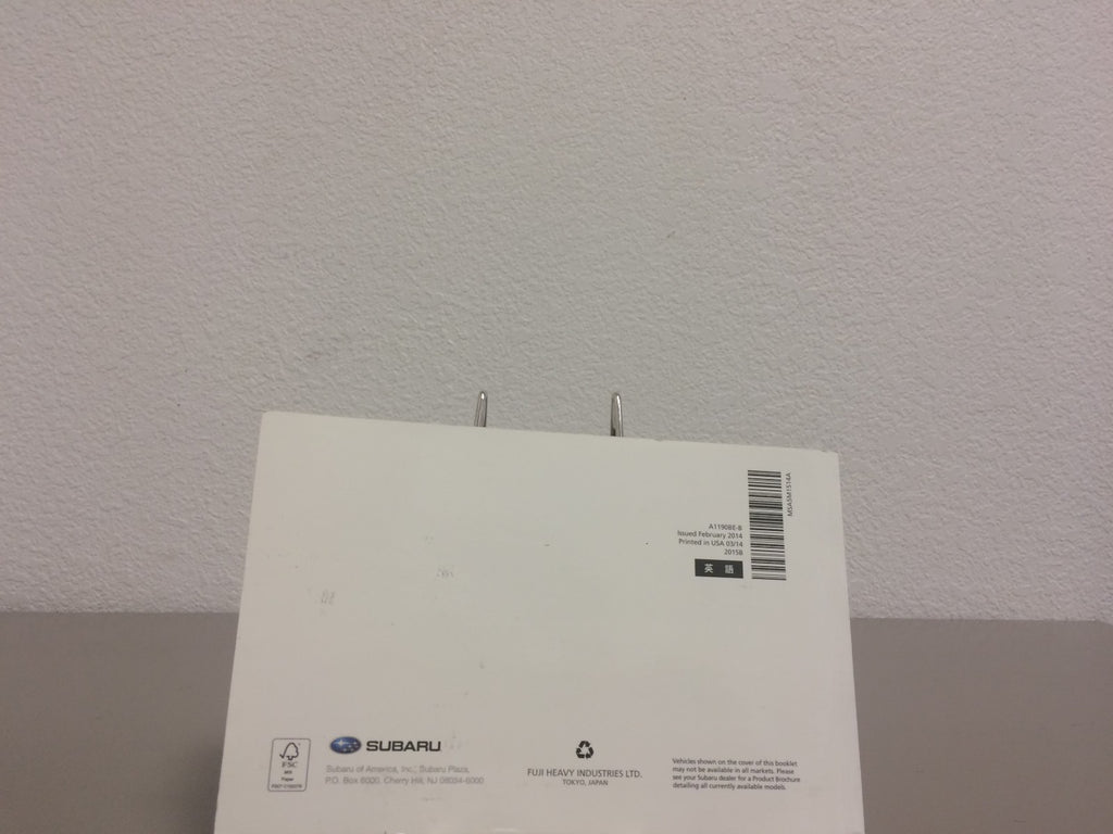 2015 Subaru WRX STI OEM Owner's Manual Set w/Case--Free Shipping!