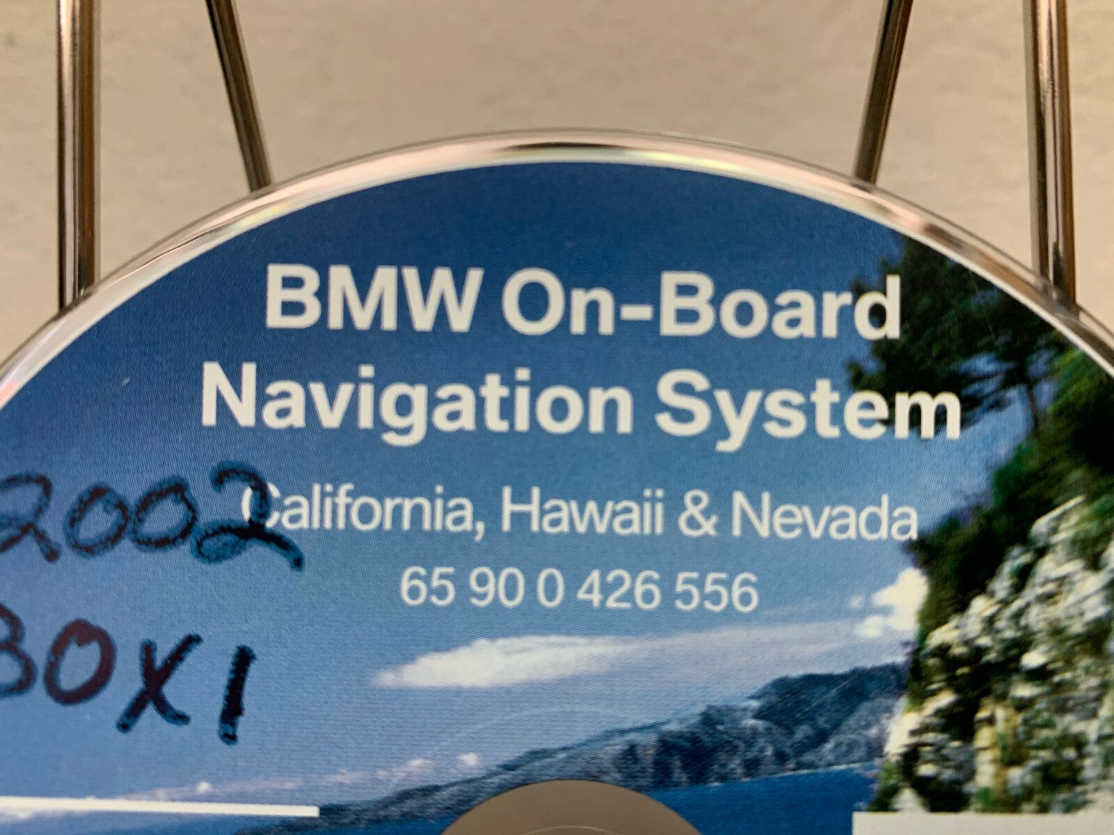 2007 BMW OEM Navigation Disc Digital Road Map 1 - CA HI & NV P/N 65 90 0 426 556