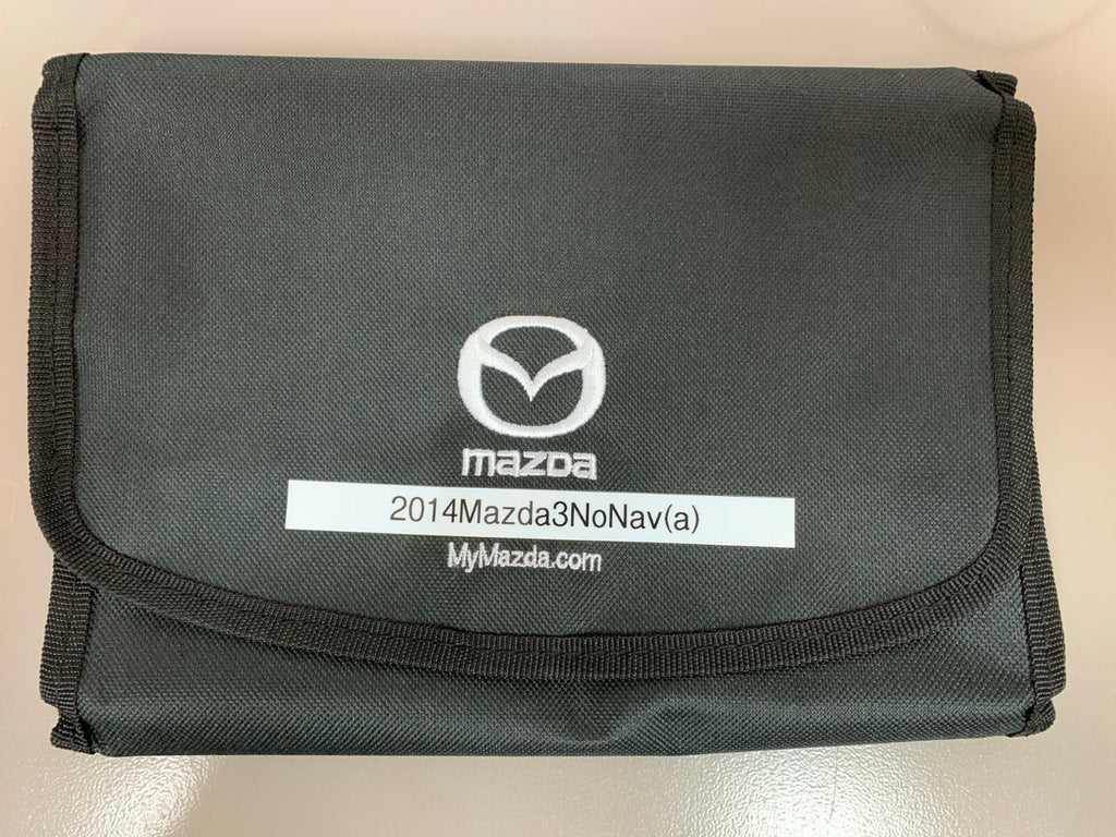 2014 Mazda 3 Genuine OEM Owner's Manual Set with Mazda Case--Free Shipping!!!
