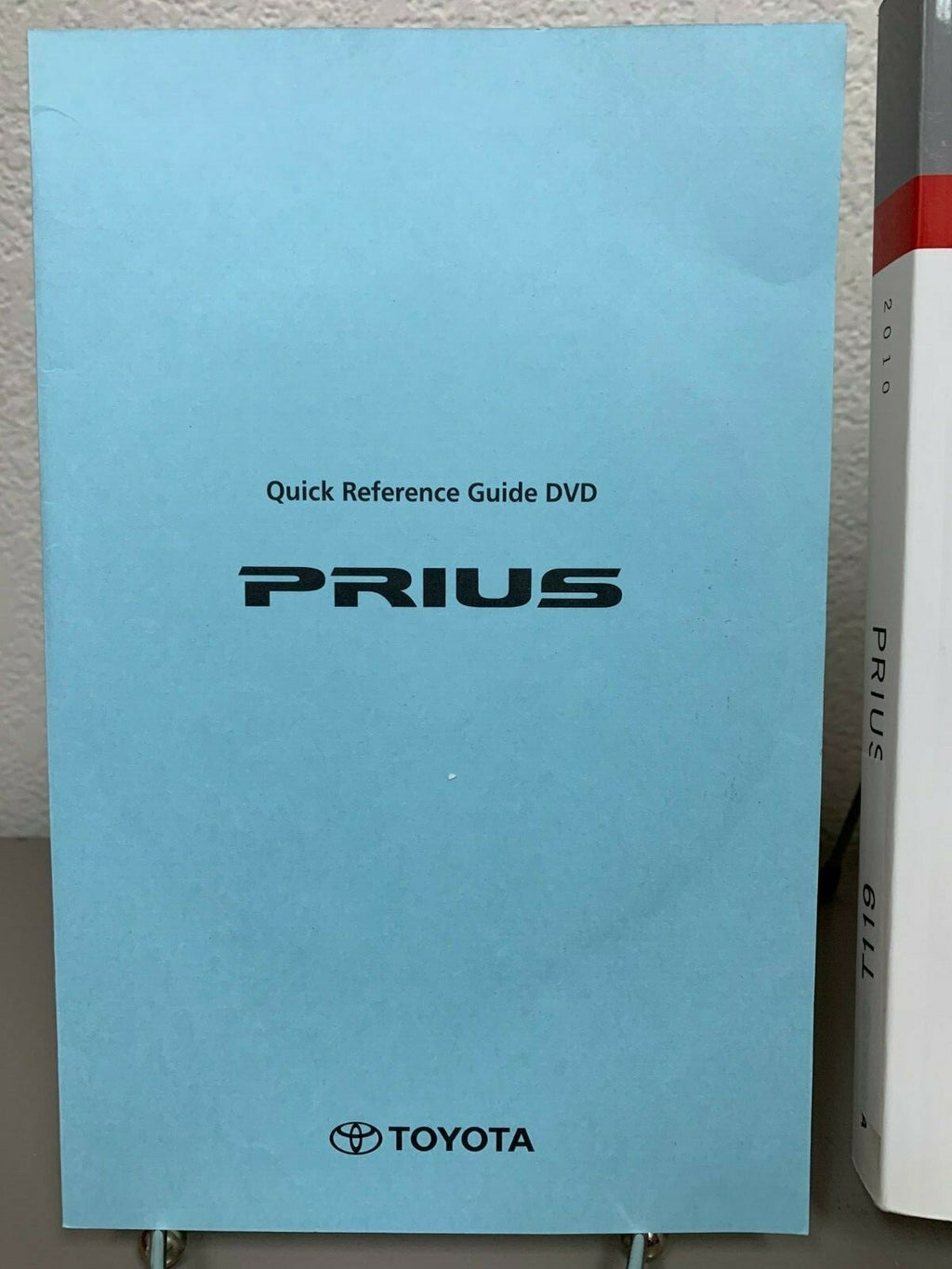2010 Toyota Prius Genuine OEM Owner's Manual Set with Quick Reference DVD