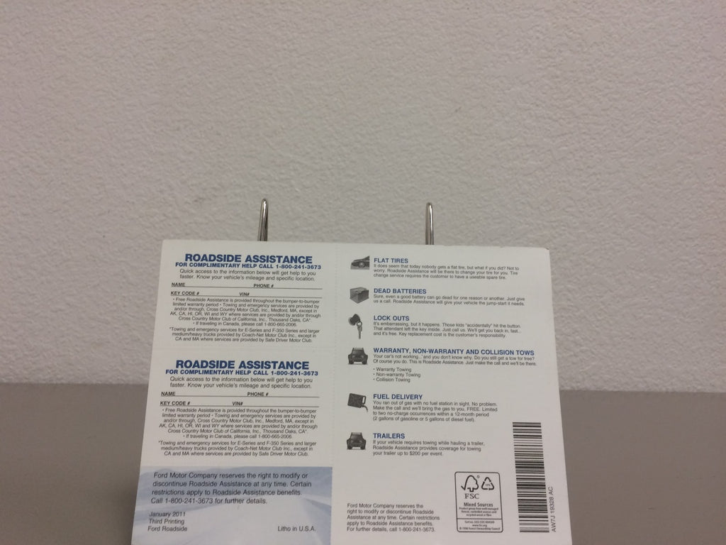 2012 Ford Focus Genuine OEM Owner's Manual w/Case and Bonus Key FOB