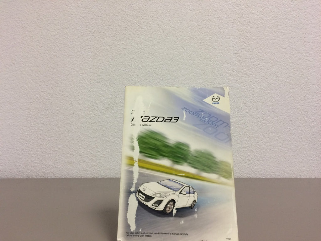 2011 Mazda 3 Genuine OEM Owner's Manual Set w/ Mazda Case-Free Shipping!!!!!!!!!