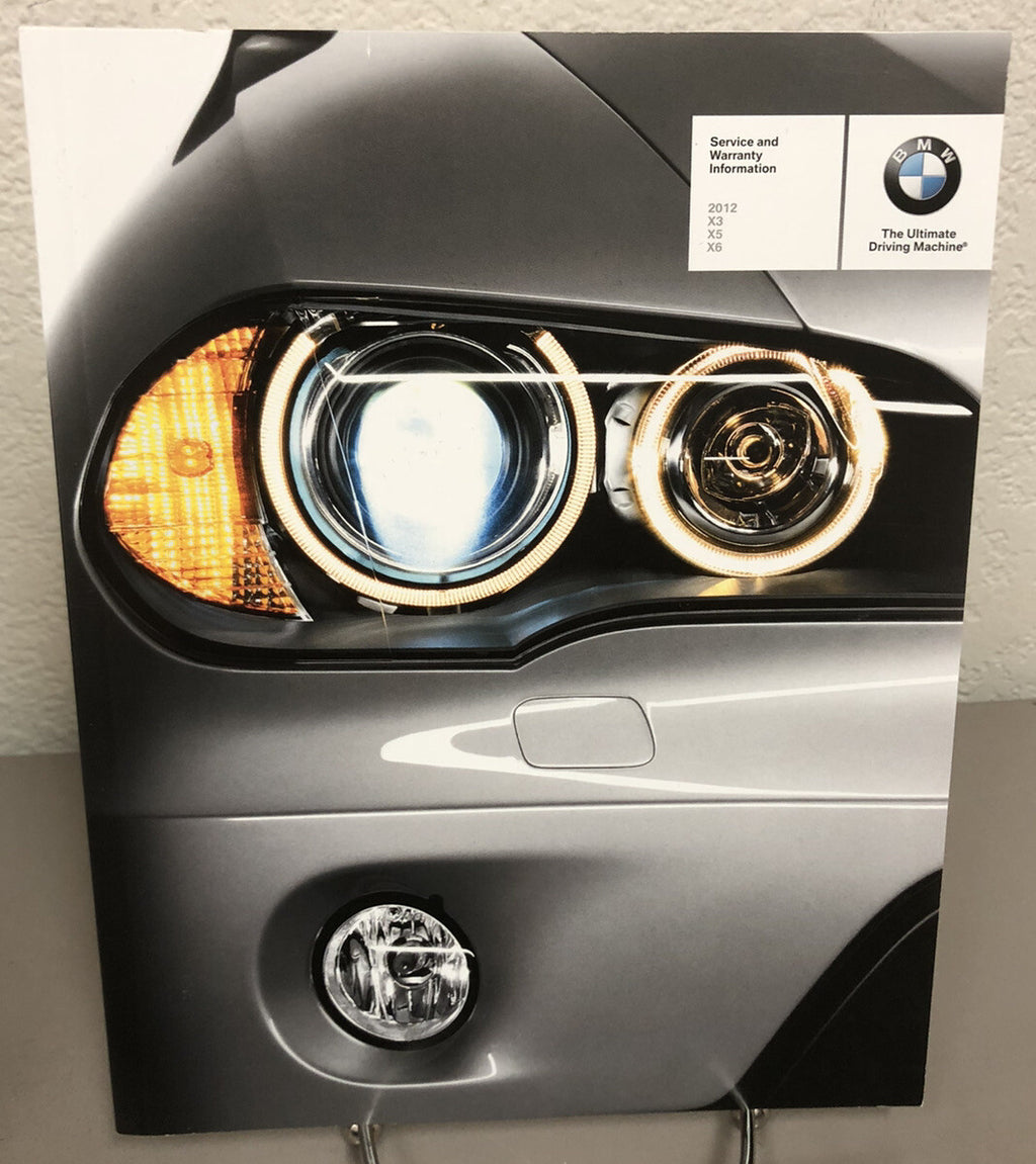 2012 BMW X3 28i 35i xDrive Genuine OEM Owner's Manual Set w/BMW Case
