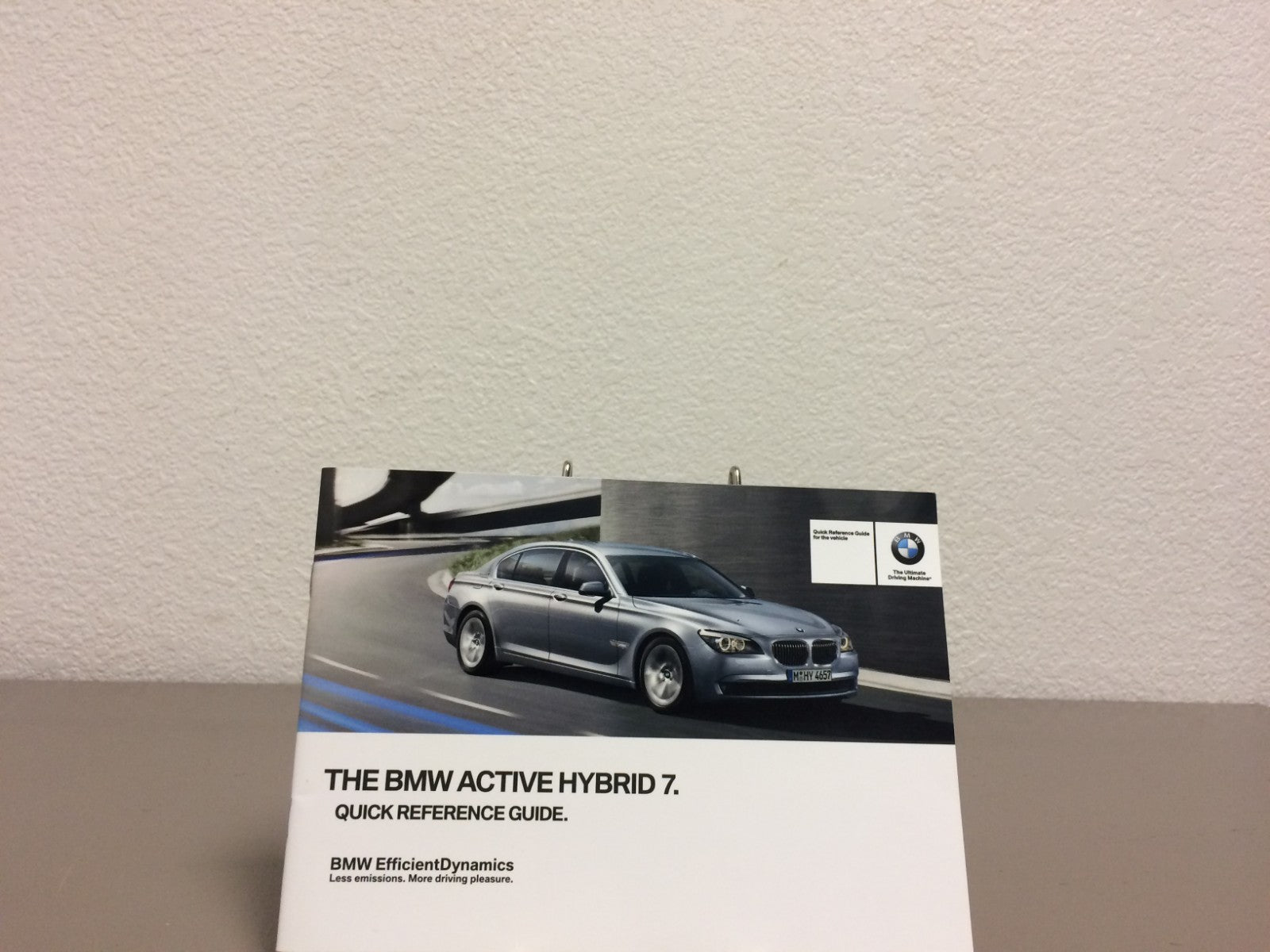 2012 BMW Active Hybrid 7 L OEM Owner's Manual set - Supplements still sealed!