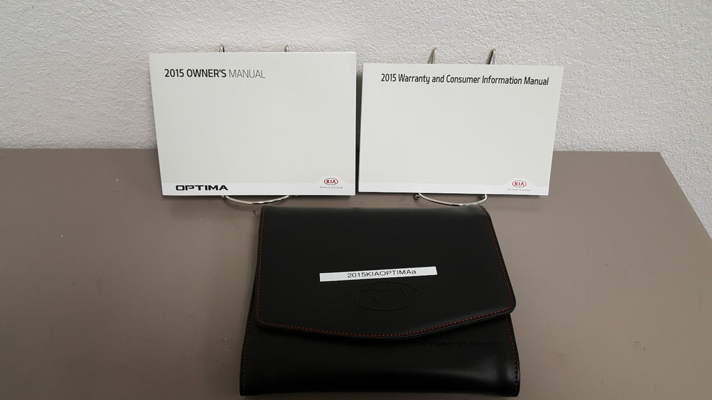 2015 Kia Optima Genuine OEM Owner's Manual Set w/Case-Free Shipping!