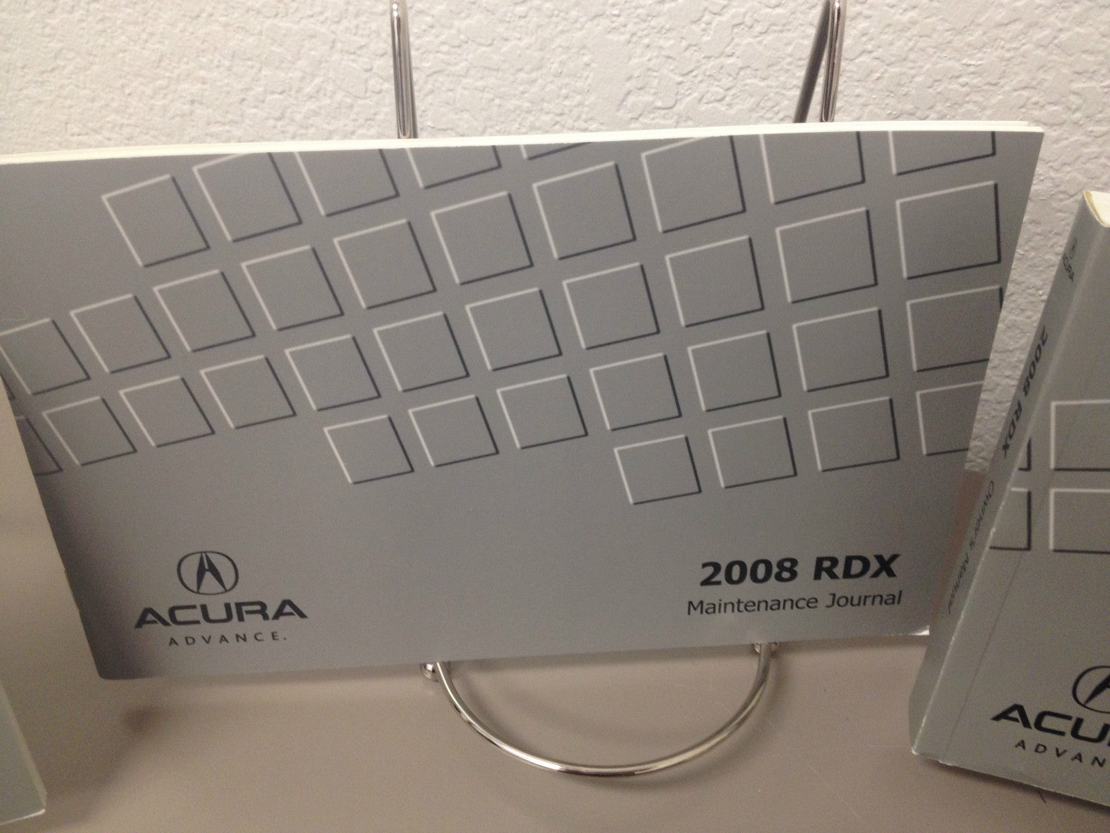 2008 Acura RDX Genuine OEM Owner's Manual Set w/Navigation Manual & Nissan Case
