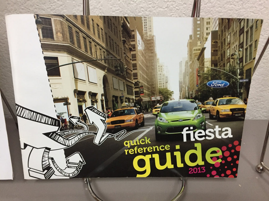 2013 Ford Fiesta Genuine OEM Owner's Manual w/Supplements & Case-Free Shipping!