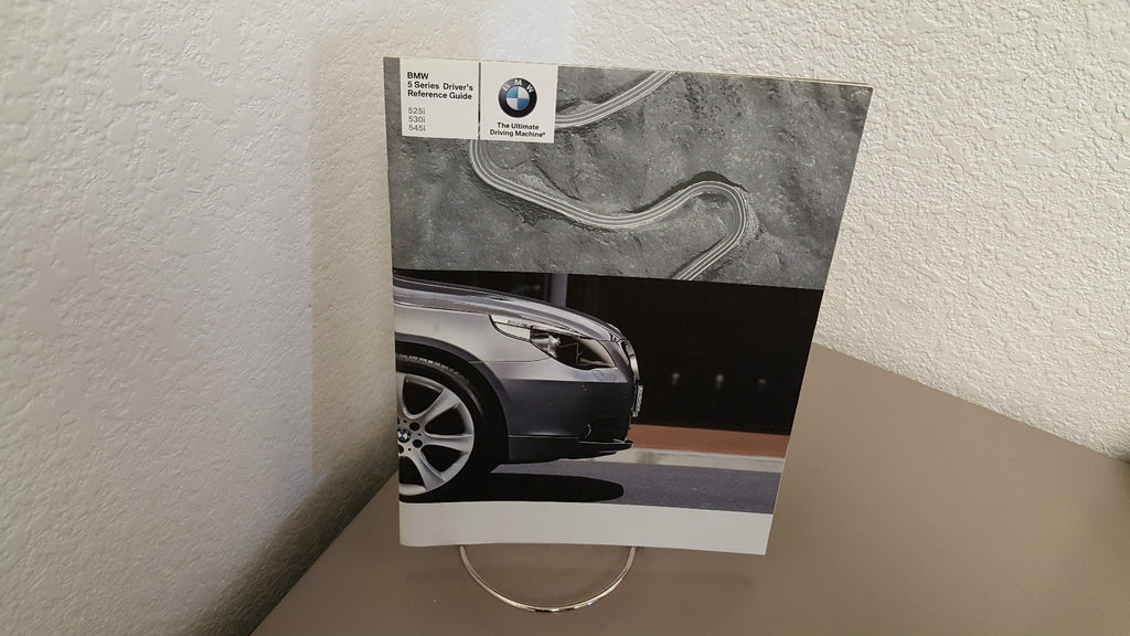 2005 BMW 5-Series 525i 530i 545i 525xi 530xi Genuine OEM Owner's Manual w/Case
