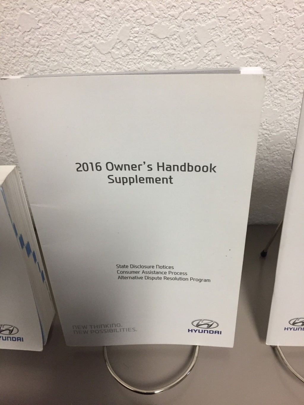 2016 Hyundai Sonata Genuine OEM Owner's Manual Set w/Navigation Manual & Case