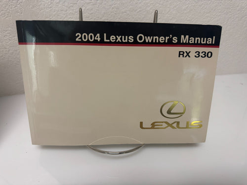 2004 Lexus RX 330 Genuine OEM Owner's Manual Set w/Case-- Free Shipping!