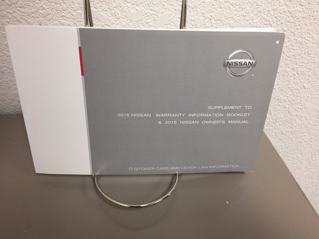 2015 Genuine OEM Nissan Sentra Owner's Manual Set with Navigation-Free Shipping