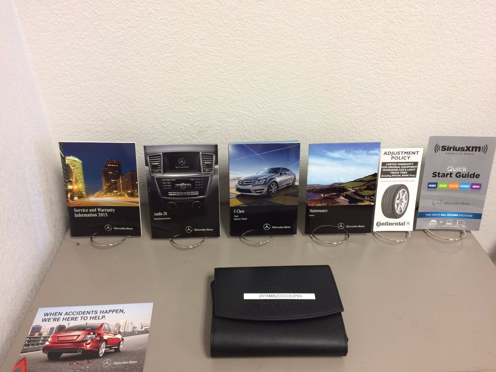 2015 Mercedes-Benz C-Class Coupe Genuine OEM Owner's Manual Set- Free Shipping!