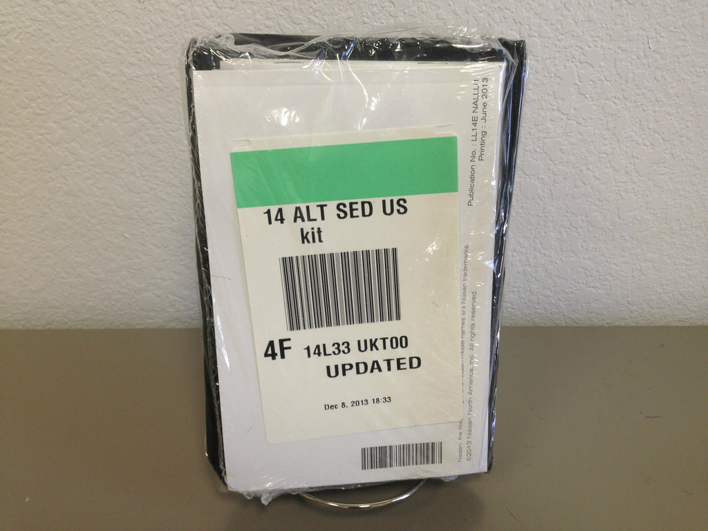 NEW! 2014 Nissan Altima Sedan OEM Owner's Manual & Case STILL FACTORY SEALED!