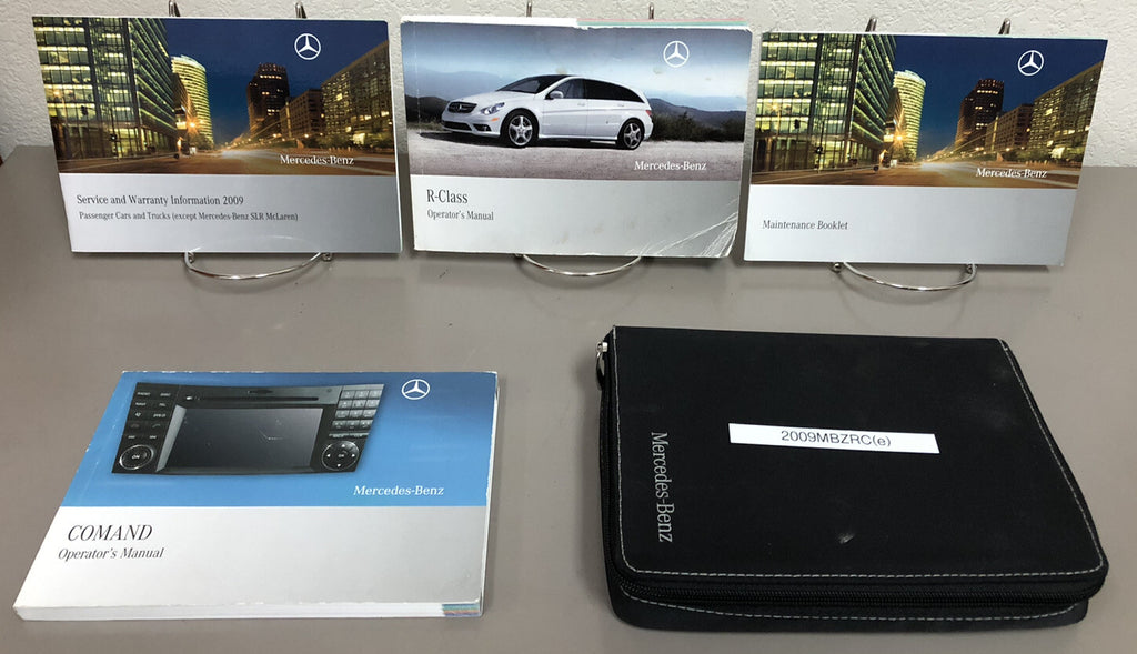 2009 Mercedes Benz R-Class R320 R350 AMG Genuine OEM Owner's Manual w/MBZ Case