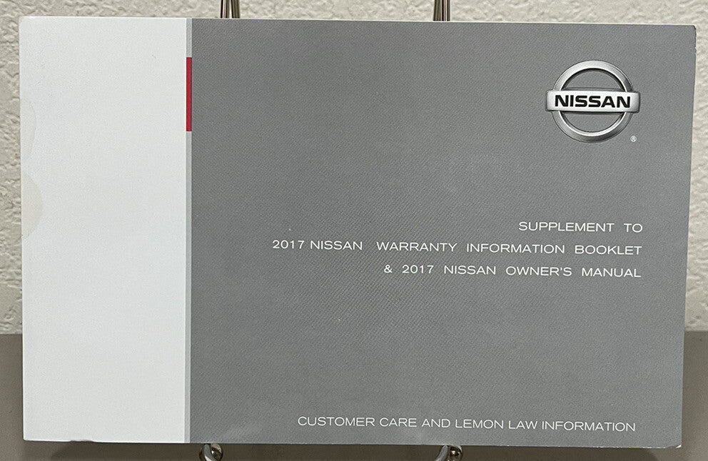 2017 Nissan Altima Sedan OEM Owner's Manual Set & Case