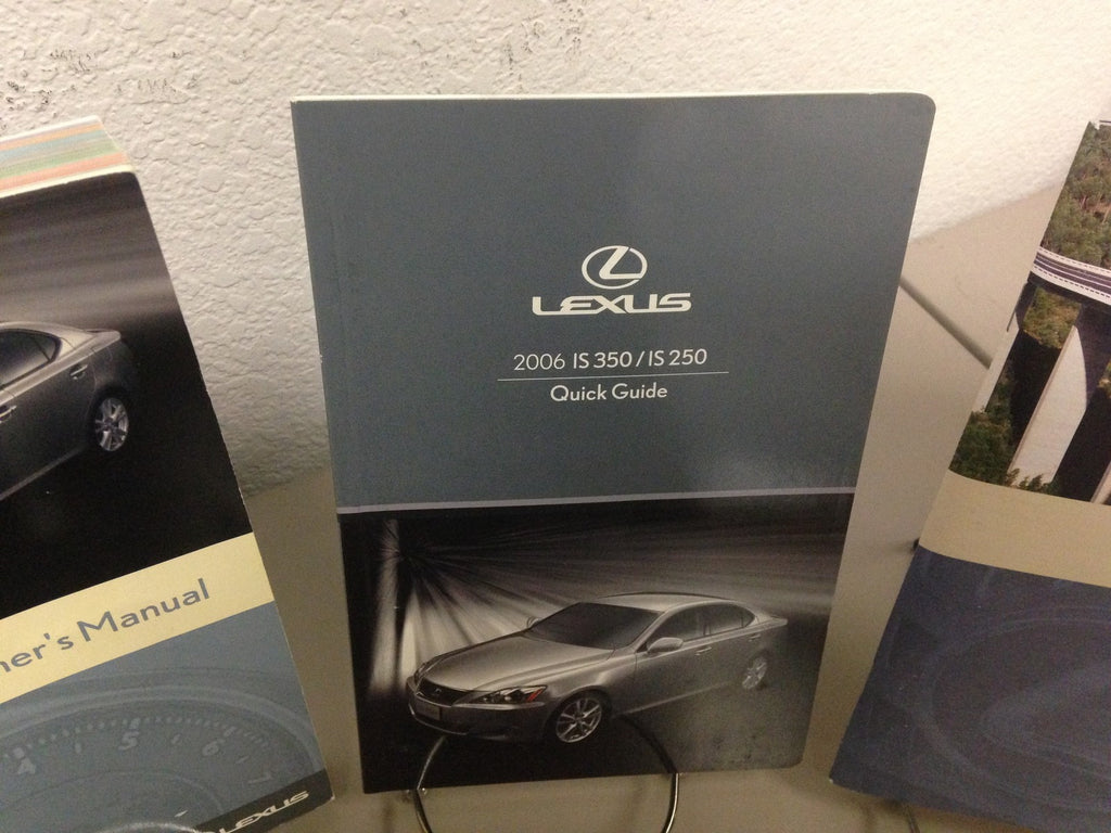 2006 LEXUS IS 350 IS 250 OEM Owner's Manual Set w/Navigation Manual & Lexus Case