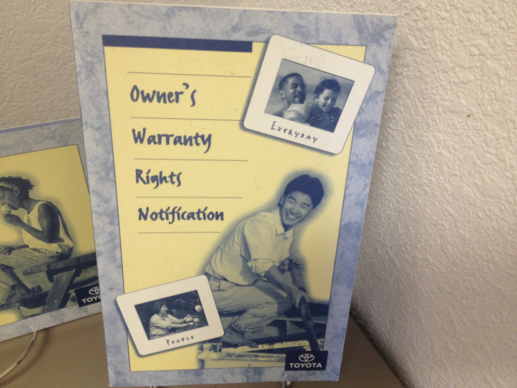 2001 Toyota Camry OEM Owner's Manual w/ Supplements and Case - Free Shipping