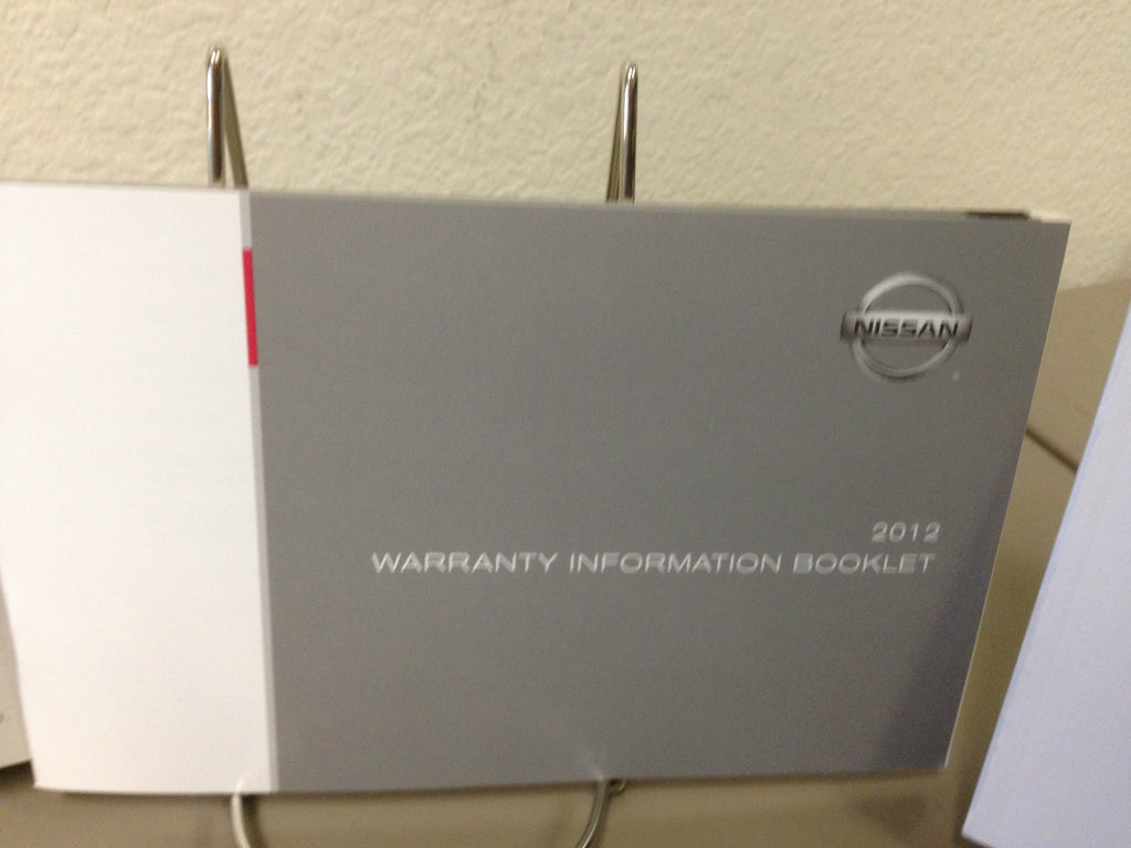 2012 Nissan Altima Genuine OEM Owner's Manual w/Supplemental Manuals & Case