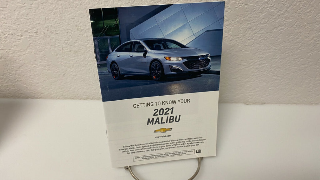 2021 Chevrolet Chevy Malibu Genuine OEM Owner's Manual Set -- Free Shipping!