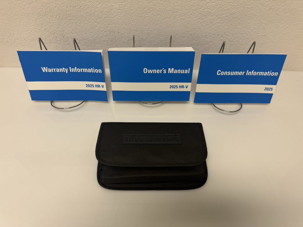 2025 Honda HR-V Genuine OEM Owner's Manual Set w/Honda Case