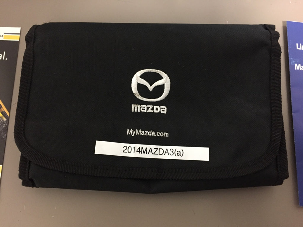 2014 Mazda 3 Genuine OEM Owner's Manual Set w/Navigation Manual & Mazda Case