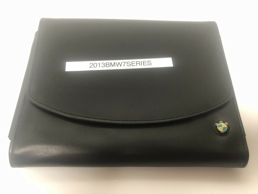 2013 BMW 7 Series 740i Li 750i 760Li xDrive OEM Owner's Manual w/Case