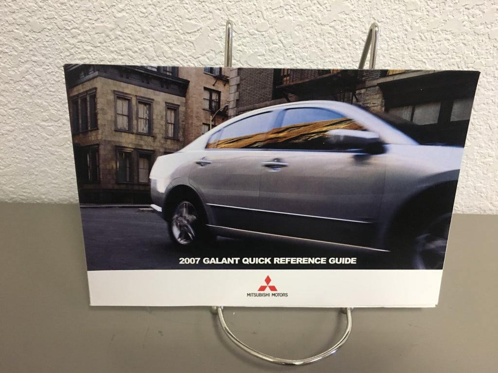 2007 Mitsubishi Galant Genuine OEM Owner's Manual Set w/Case & Bonus Key FOB